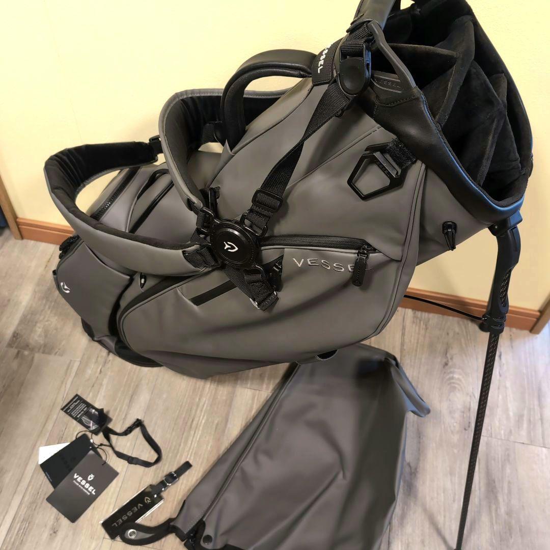 人気のグレー☆ベゼル☆Vessel 3.0 8.5型☆キャディバッグ☆スタンド式
