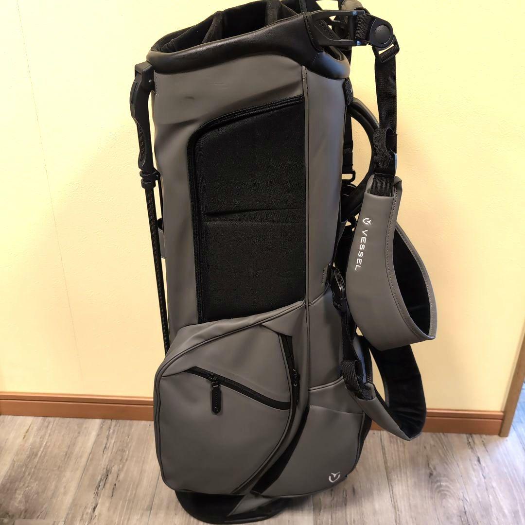 人気のグレー☆ベゼル☆Vessel 3.0 8.5型☆キャディバッグ☆スタンド式
