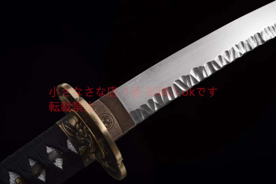 焼成打石紋模様鋼武士刀【天馬行空】 古兵器 武具 刀装具 日本刀 模造刀 居合刀