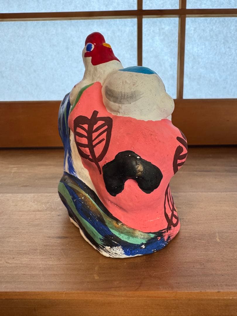 廃絶 香泉人形 『鶏抱き童子』郷土玩具 民藝 伝統文化 芸術 高知 滋賀