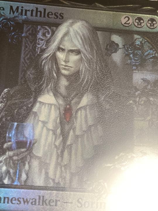 PSA9 ドラフト、セットブースター産　不笑のソリン　foil 小島文美