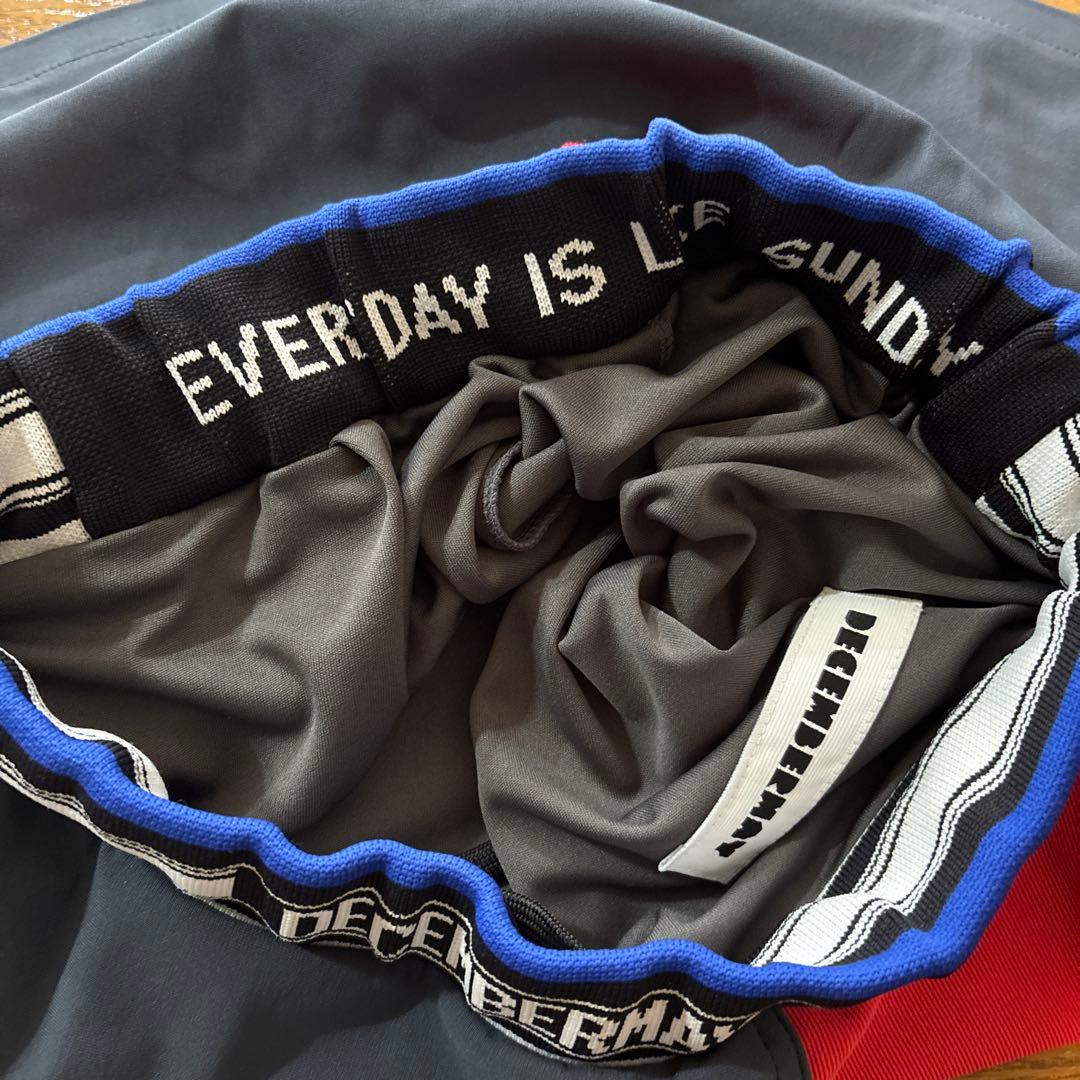 ディセンバーメイ ゴルフ スカート インナー付き 吸湿速乾 ストレッチバイカラー