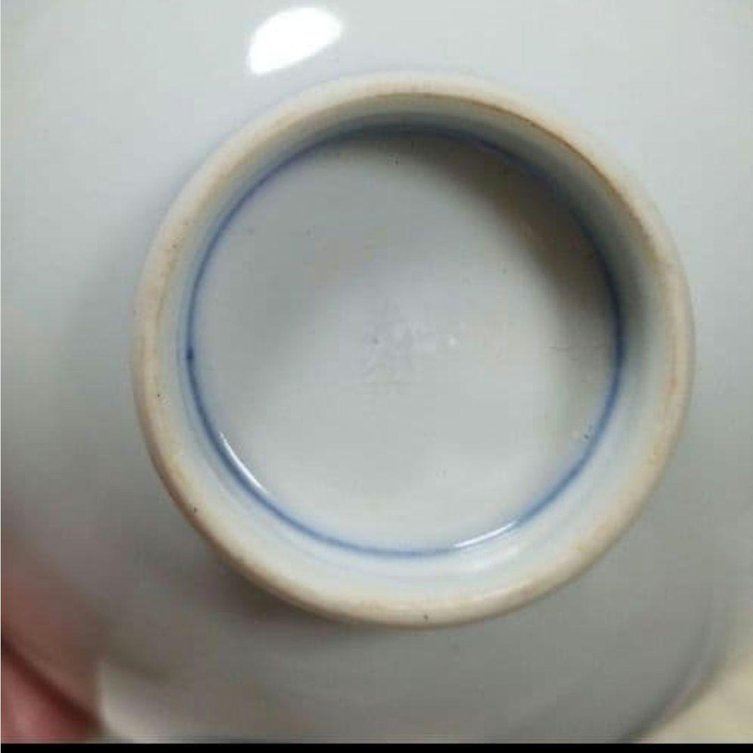 京光楽　陶印入りご飯茶碗8客です