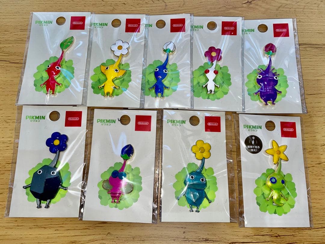 お値引き中！　ピクミン ピンバッジ 全種 コンプ セット 新品