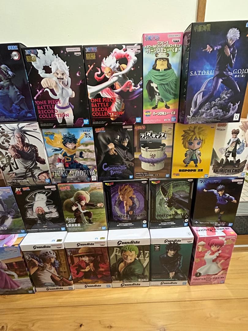 フィギュア25体まとめ売り‼️ワンピース　NARUTO 鬼滅の刃　など