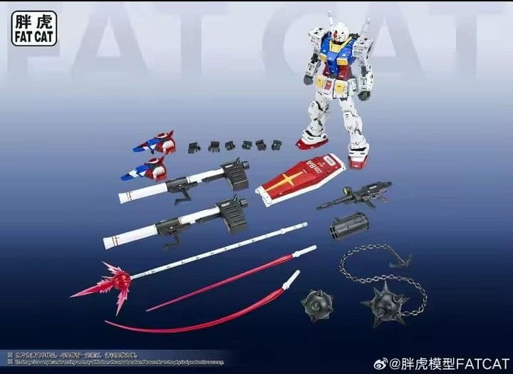 新品　RG拡大版 1/100 RX-78 FAT CAT　海外製