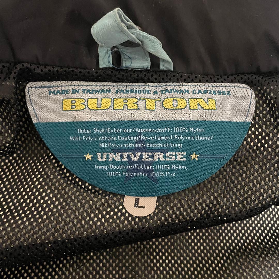 Burtonバートンスキーウェアスノーボードジャケット上着青ブルー水色紺ネイビー