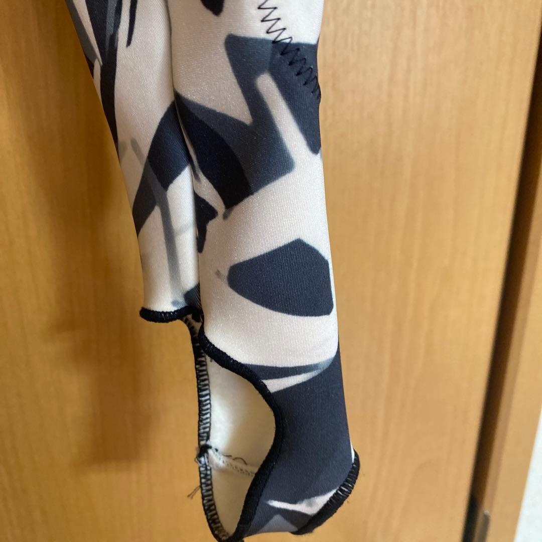 スキーウェア　165 デサント　レーシングスーツ　ワンピ　ワンピース　白　黒