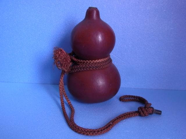 中型　時代　古ひょうたん　可愛らしい瓢箪　戦前　昭和初期　大正　明治　江戸　骨董