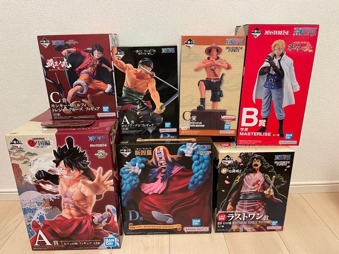 【新品未開封】一番くじ ワンピース フィギュア 7点 まとめ売り