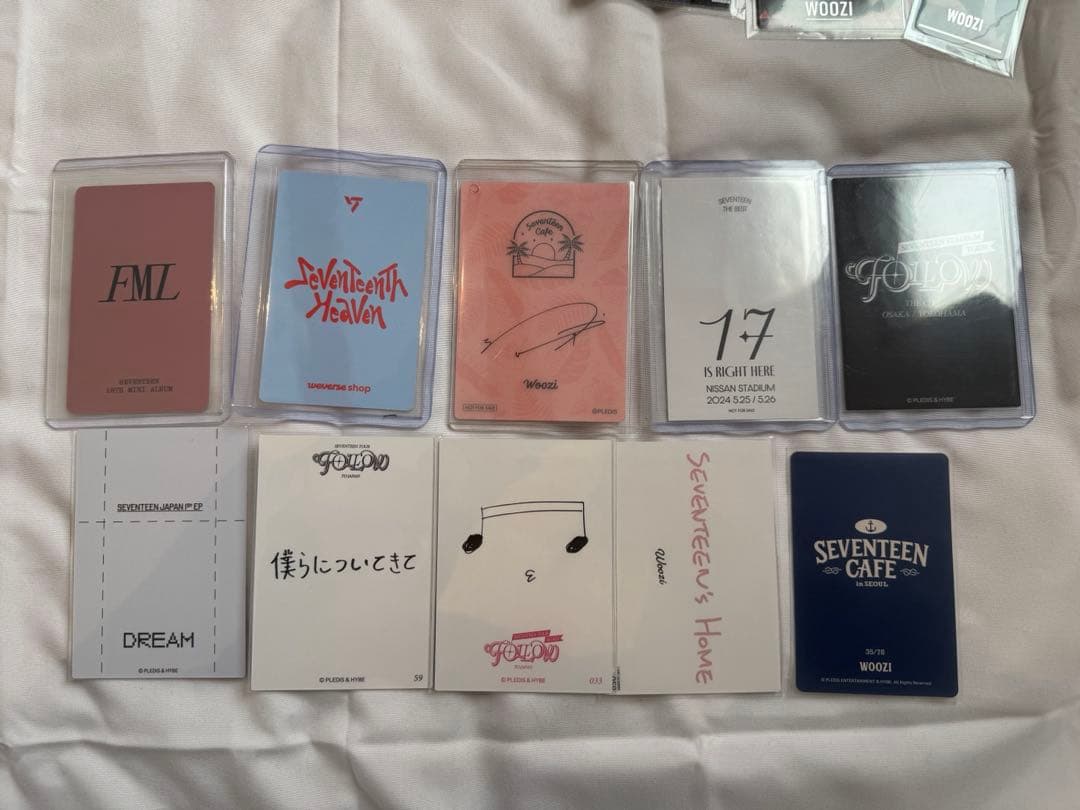 SEVENTEEN ウジ WOOZI ジフン　トレカ　まとめ売り　特典