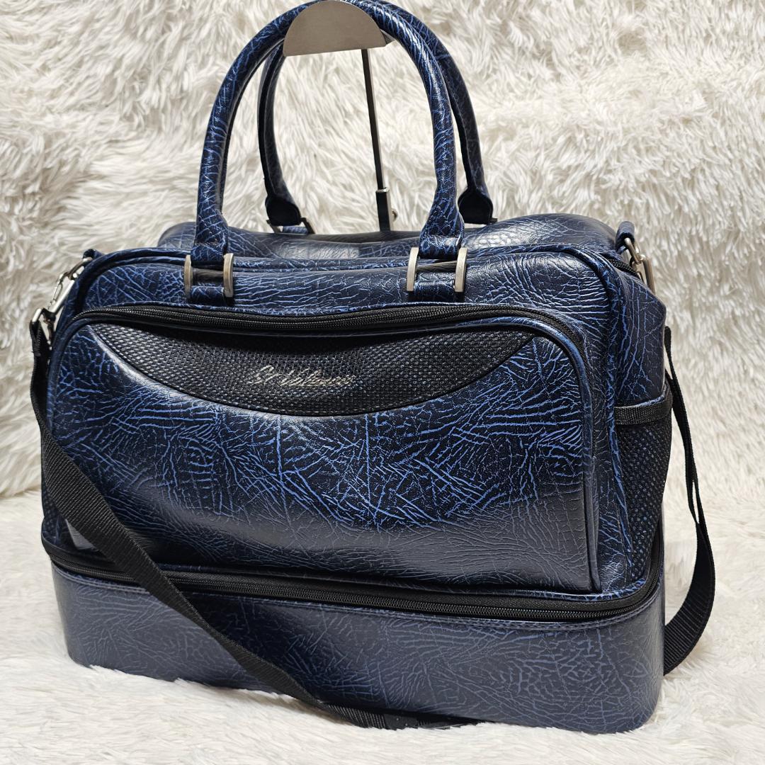 St.Valencia 2way ボストンバッグ ゴルフバッグ レザー 大容量