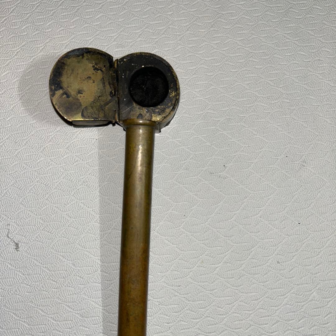 矢立方位磁針付き、矢立、キセル3点セット　骨董　レトロ