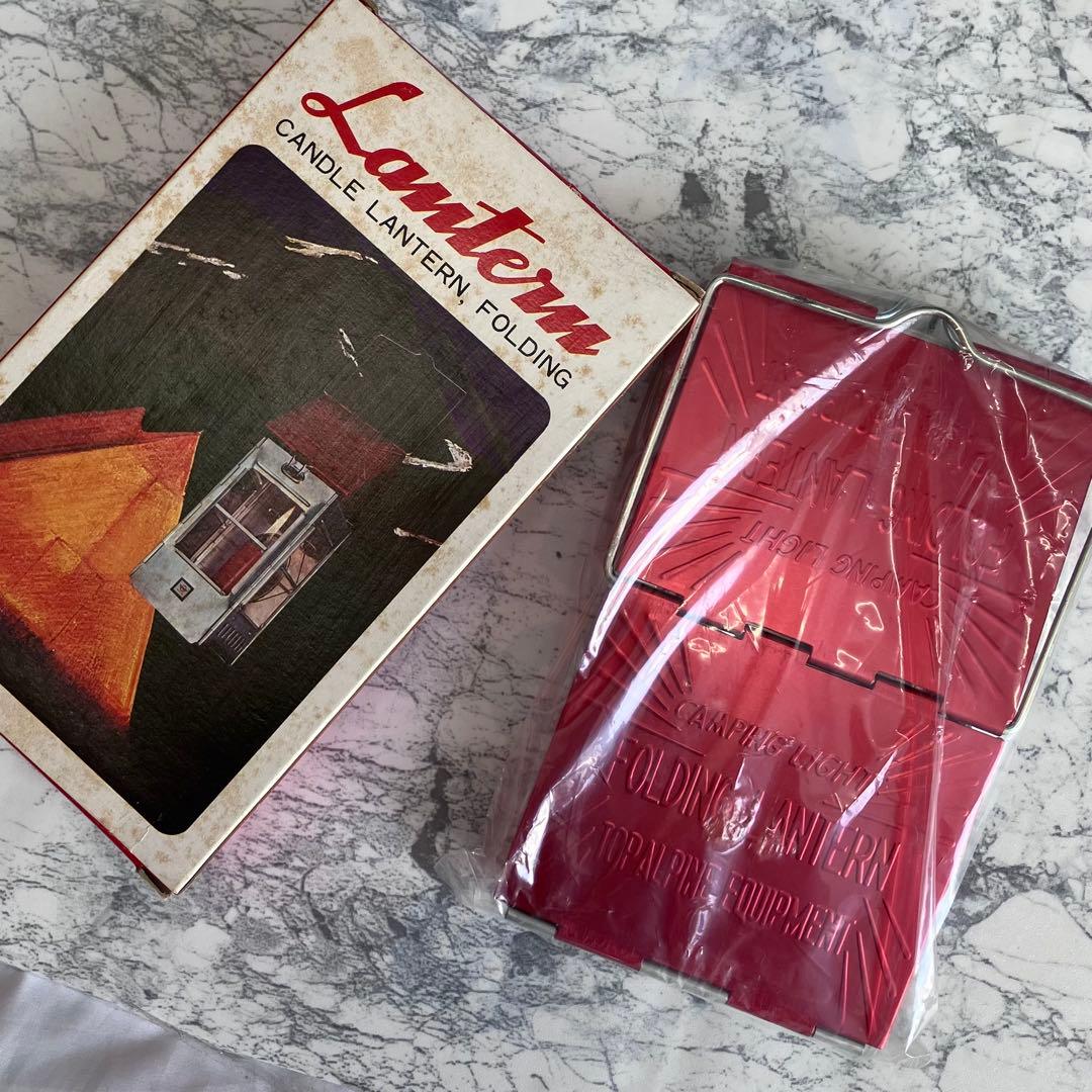 キャンドルランタン フォールディング屋根型 ヴィンテージ