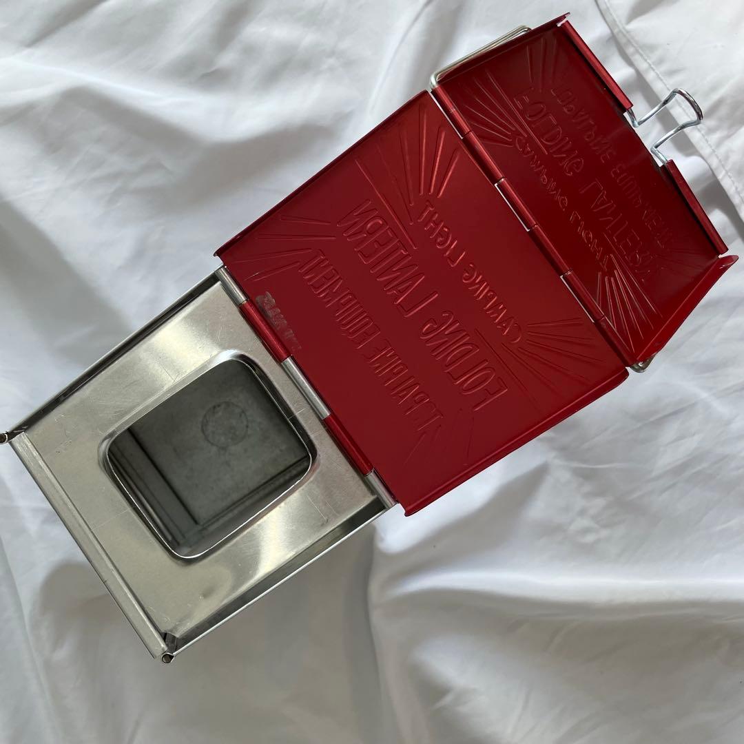 キャンドルランタン フォールディング屋根型 ヴィンテージ