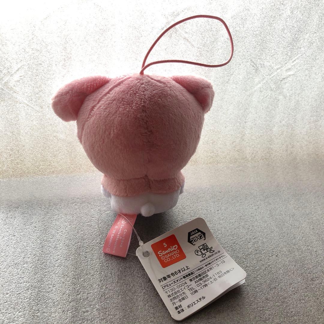 【全種】ちいかわぬいぐるみストラップ付き 約10cm ちいかわ×サンリオ