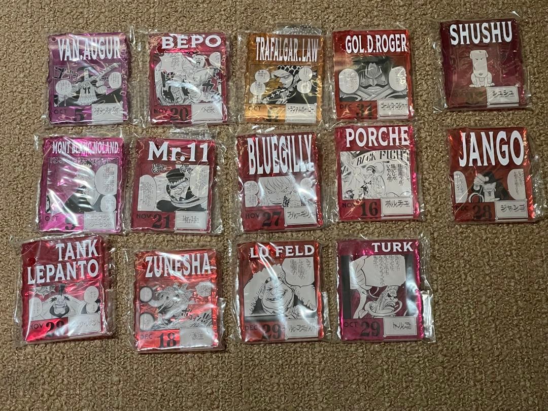 366DAYS OF BIRTHDAYS アクリルブロックチャーム ロー ベポ