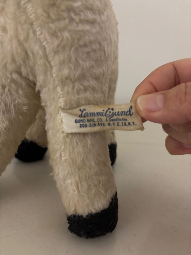アンティーク Gund Lammi Gund Lamb羊 ぬいぐるみ