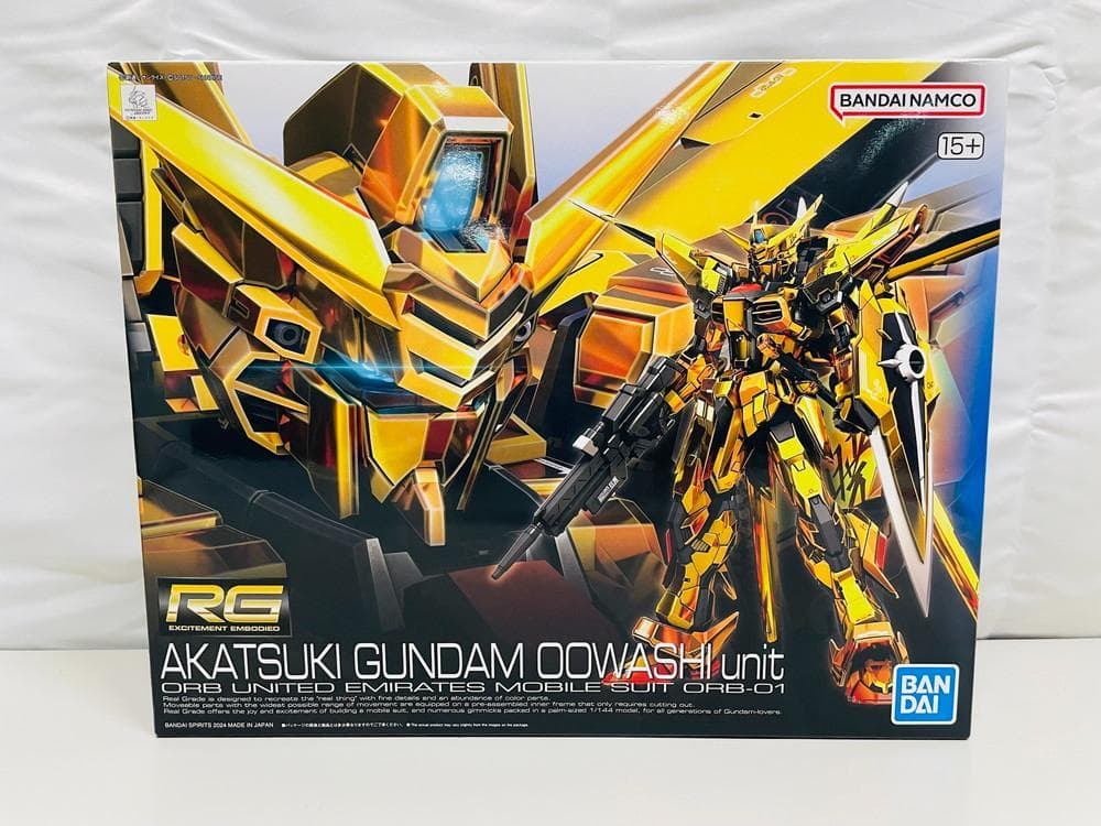 ◆BANDAI RG 1/144 アカツキガンダム オオワシ装備　09304