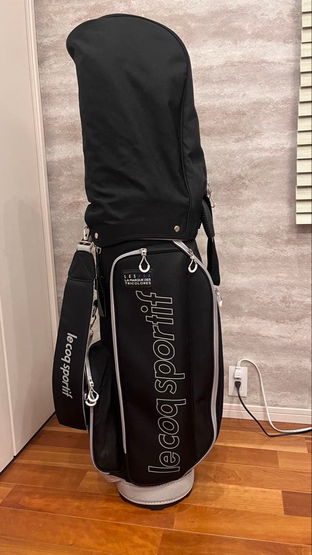【2in1】黒/ le coq sportif ゴルフ キャディバッグ