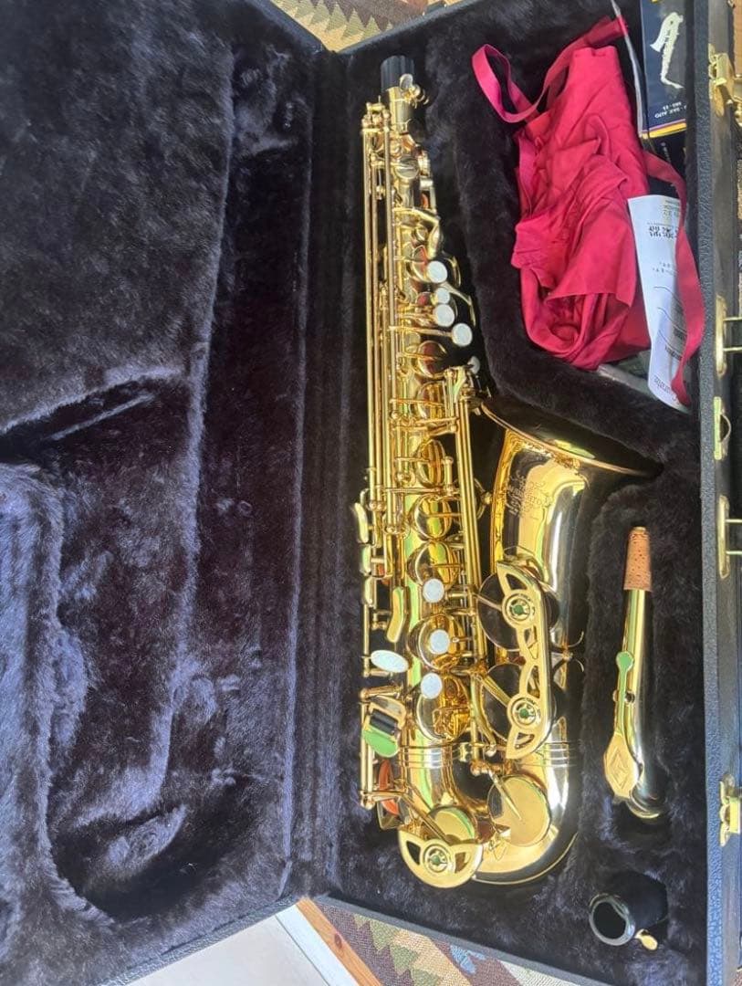 アルトサックス ゴールド仕上げ