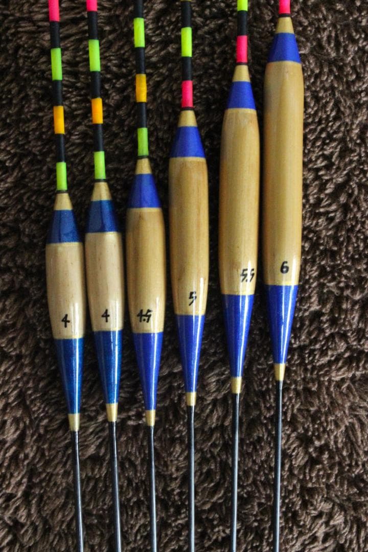 ヘラ浮子 パイプトップ ６本セット 新品未使用