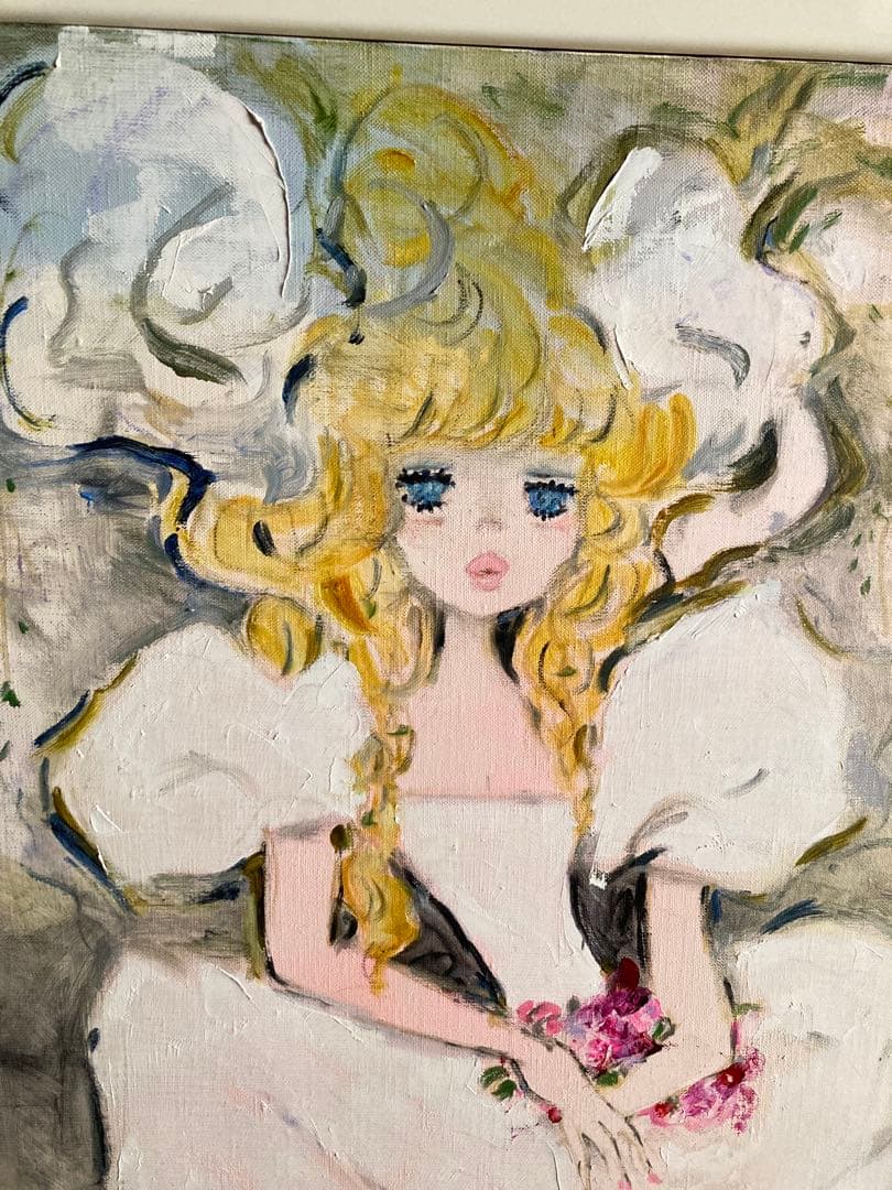 水森亜土　油絵　F20号　原画　1点もの