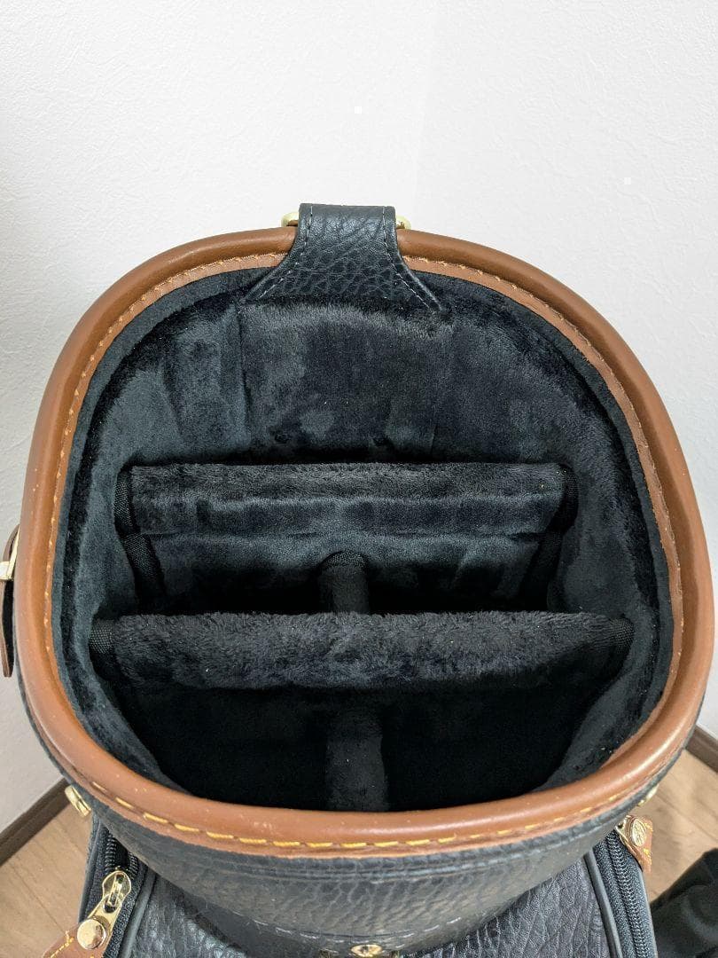 【美品】HONMA ブラック キャディバッグ 黒　ゴルフ　ゴルフバック　おしゃれ