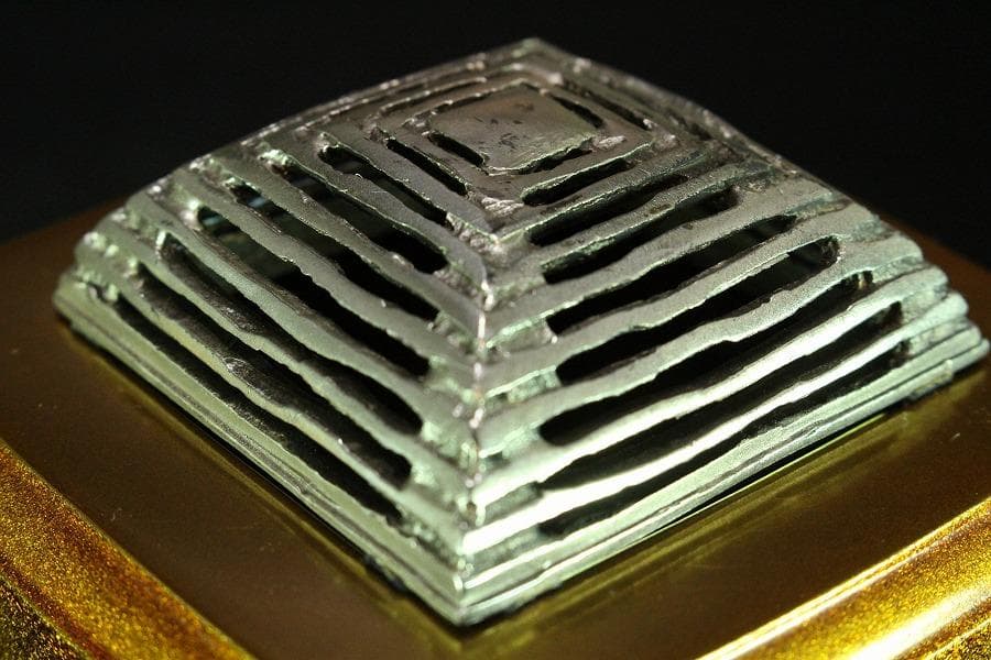 名品 輪島塗 初音蒔絵 香炉 純銀 火屋 美品(Ｋ-YC574)