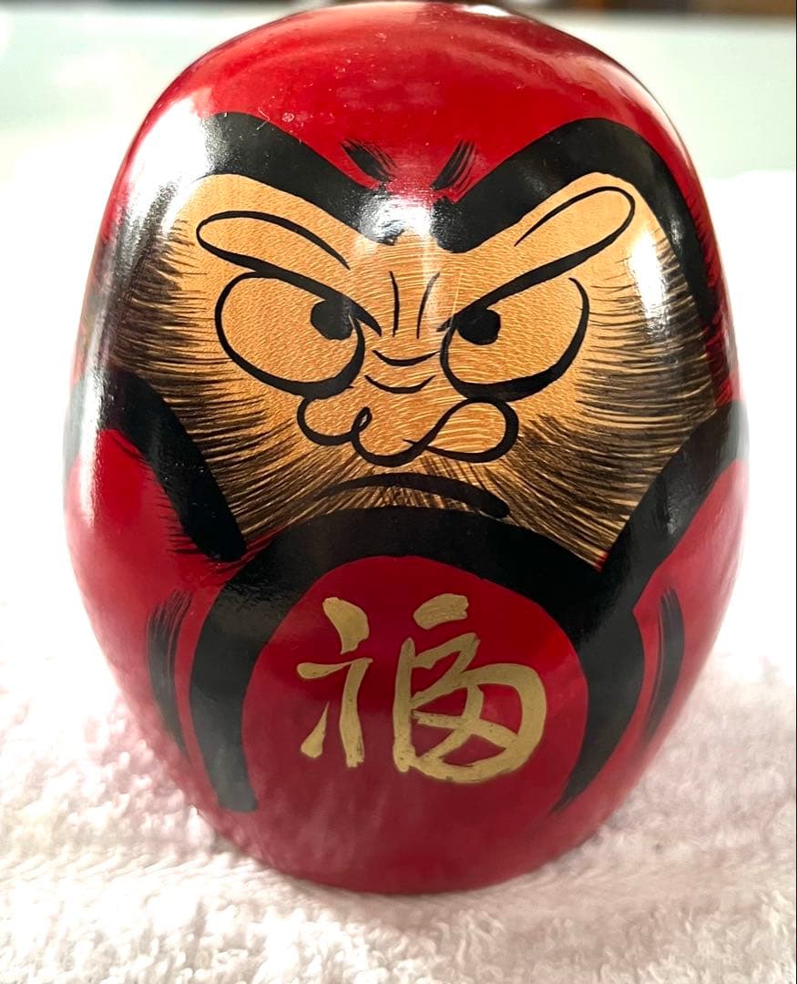 手作り　達磨十聚　ガラスケース付き