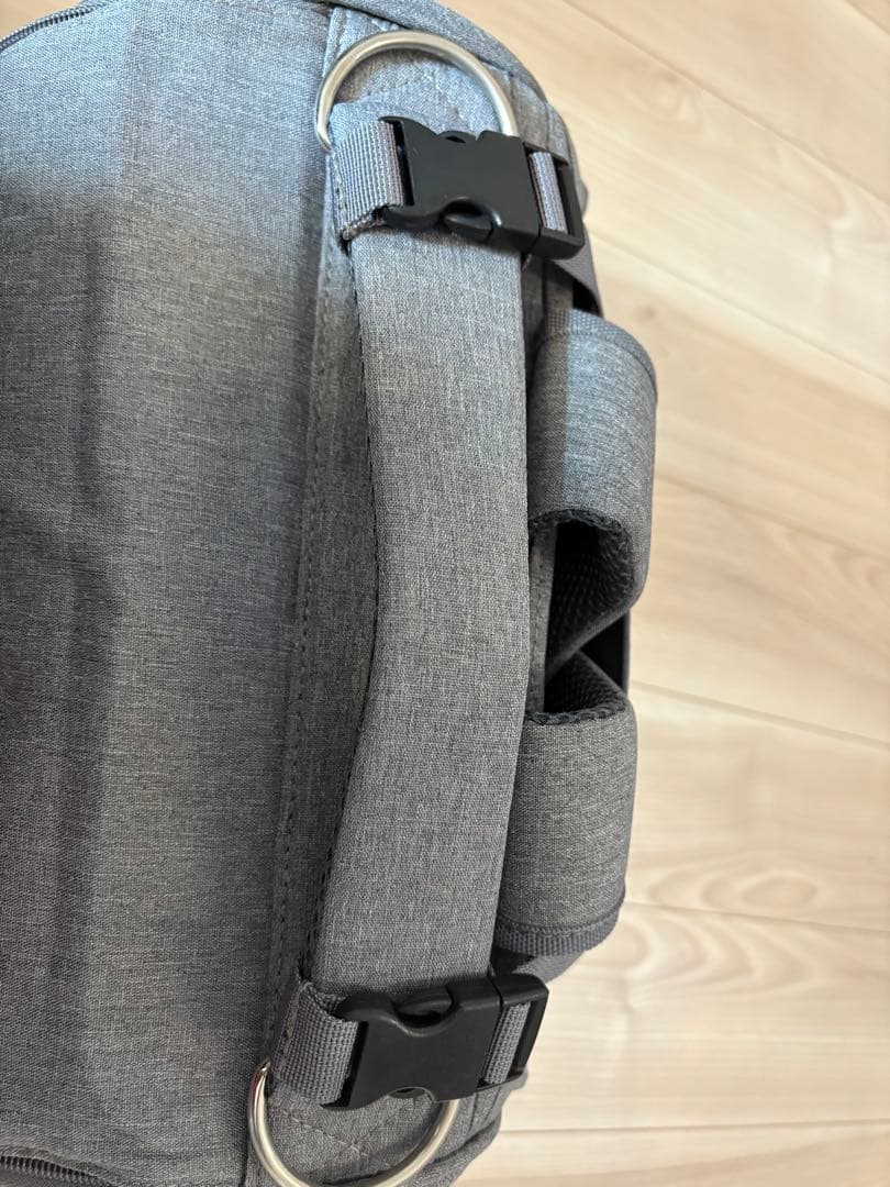 犬用キャリーバッグ グレー 小型犬用