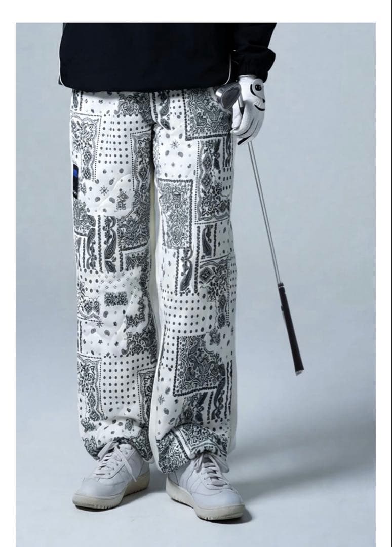 ANTIQUA GOLF×STCH 中綿パンツ