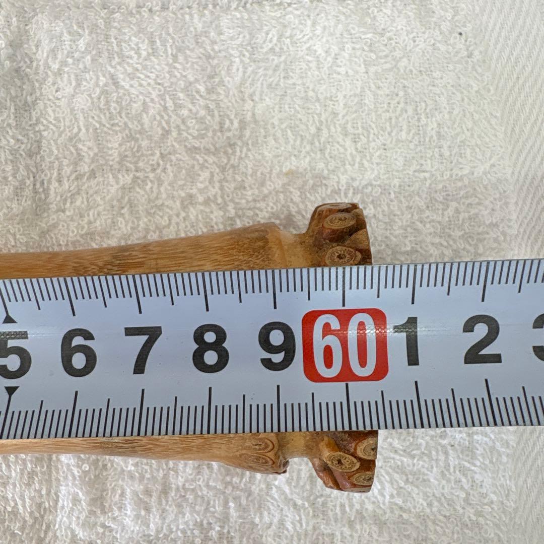 尺八　竹治　銀三線　竹製　琴古流　約60、5㎝