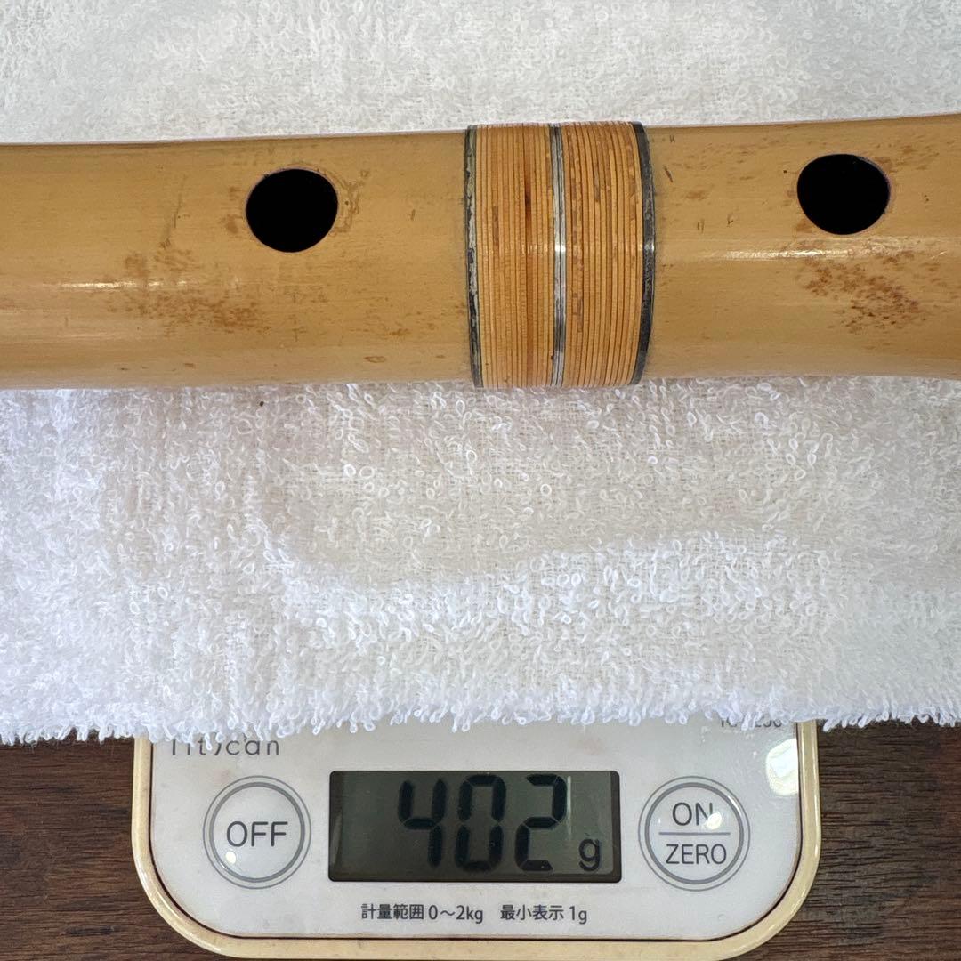 尺八　竹治　銀三線　竹製　琴古流　約60、5㎝