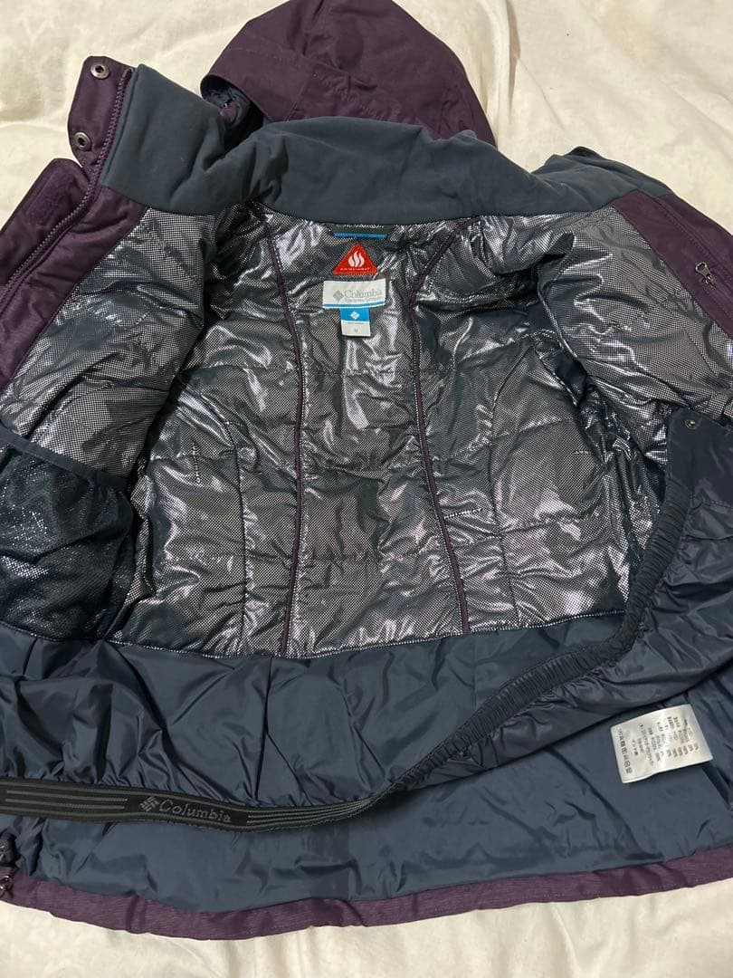 Columbia コロンビア　紫色 ウィンタージャケット