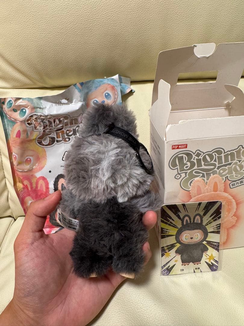 頭と体別色超レアなシークレットラブブ エナジー ID本我 ぬいぐるみlabubu