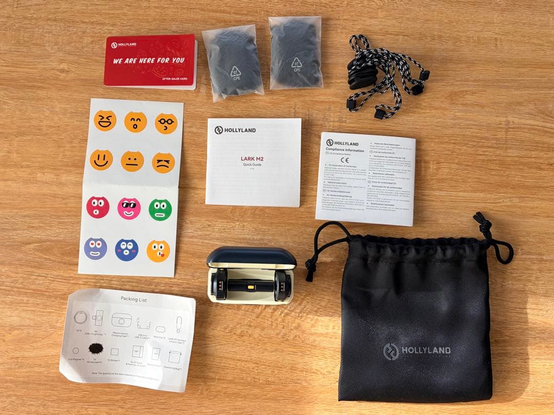 【HOLLYLAND LARK M2 ワイヤレスマイク　Lightning】