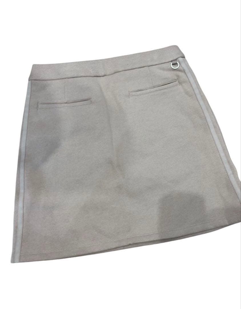 新品アディダスゴルフ セットアップ ジャケット＆スカート LLサイズくすみピンク