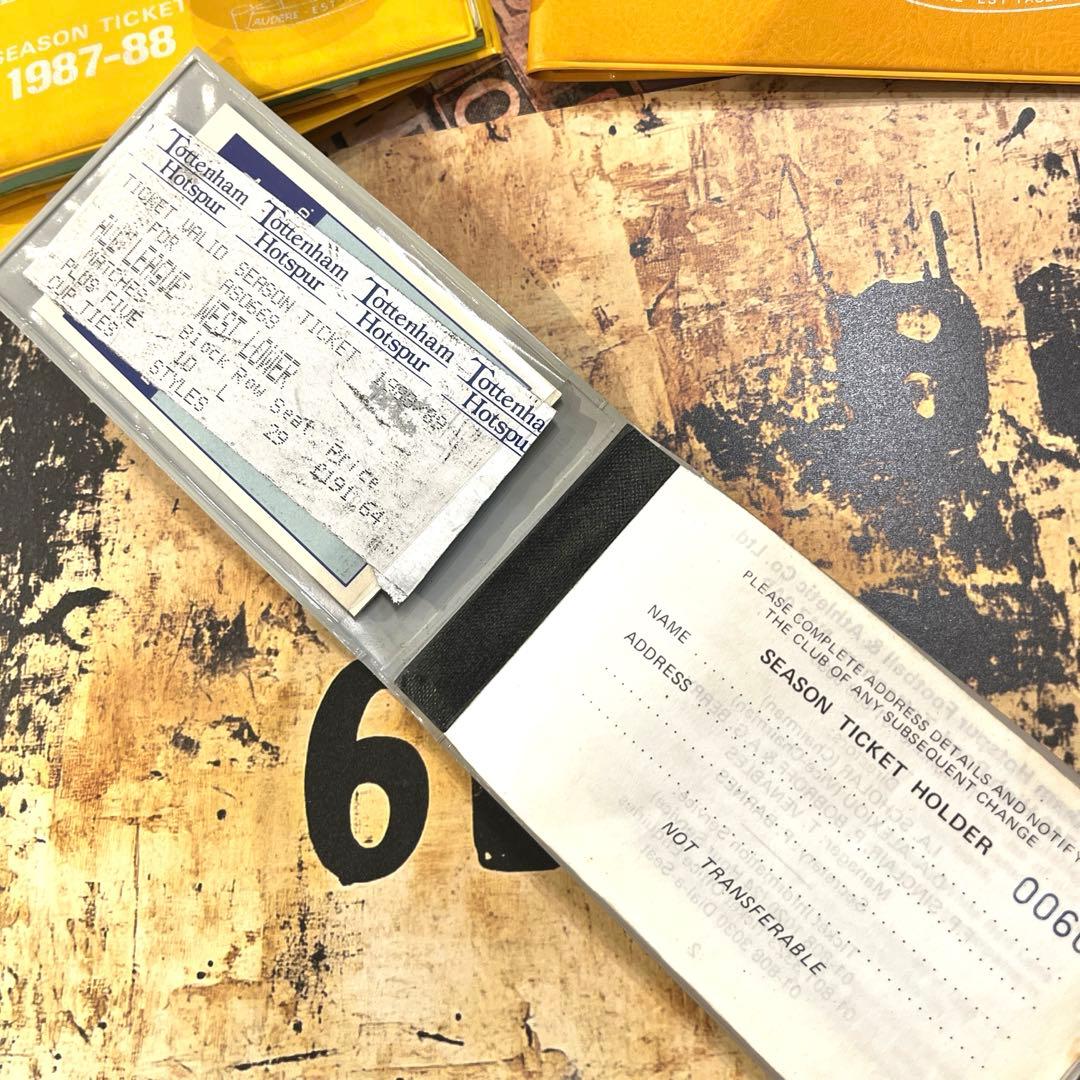 ヴィンテージ【1988〜89】4種のチケット冊子(海外チケット(ロールチケット