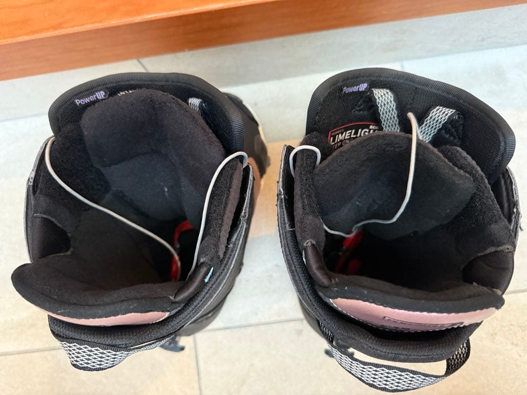 Burton、ウィメンズ、ライムライト、ステップオン、24cm、中古