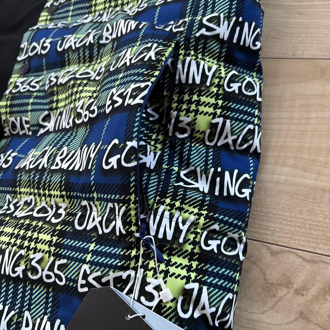 新品　ジャックバニー　メンズ　リバーシブル中綿ベスト　裏地付きパンツ　上下L