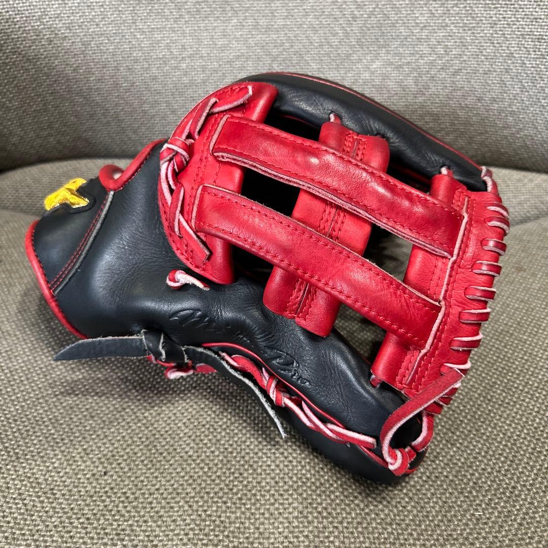 【中古】ミズノプロ 一般軟式用 内野グローブ A・ライリーモデル