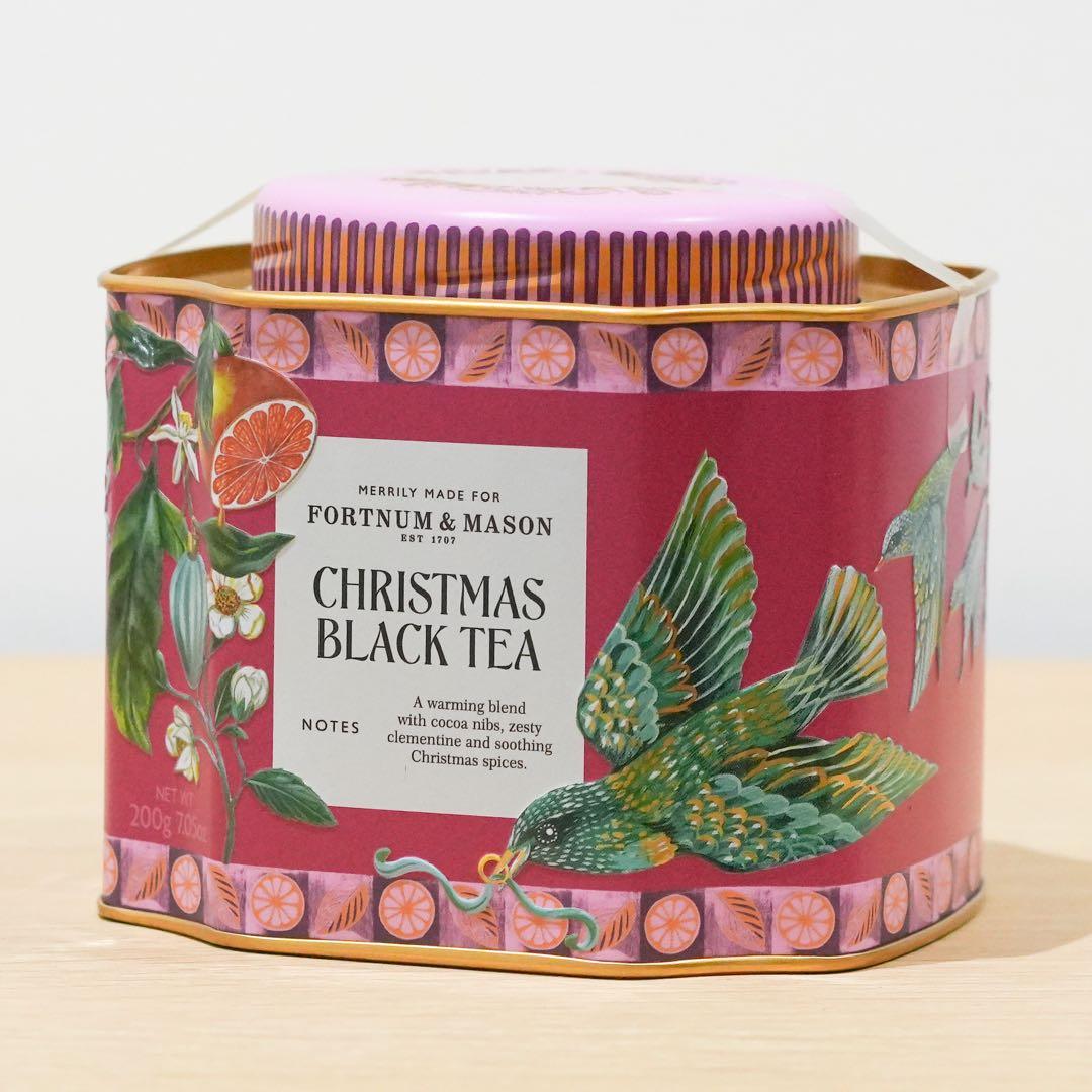 フォートナム&メイソン　クリスマスブラックティー　ブラックティーバッグ　2缶