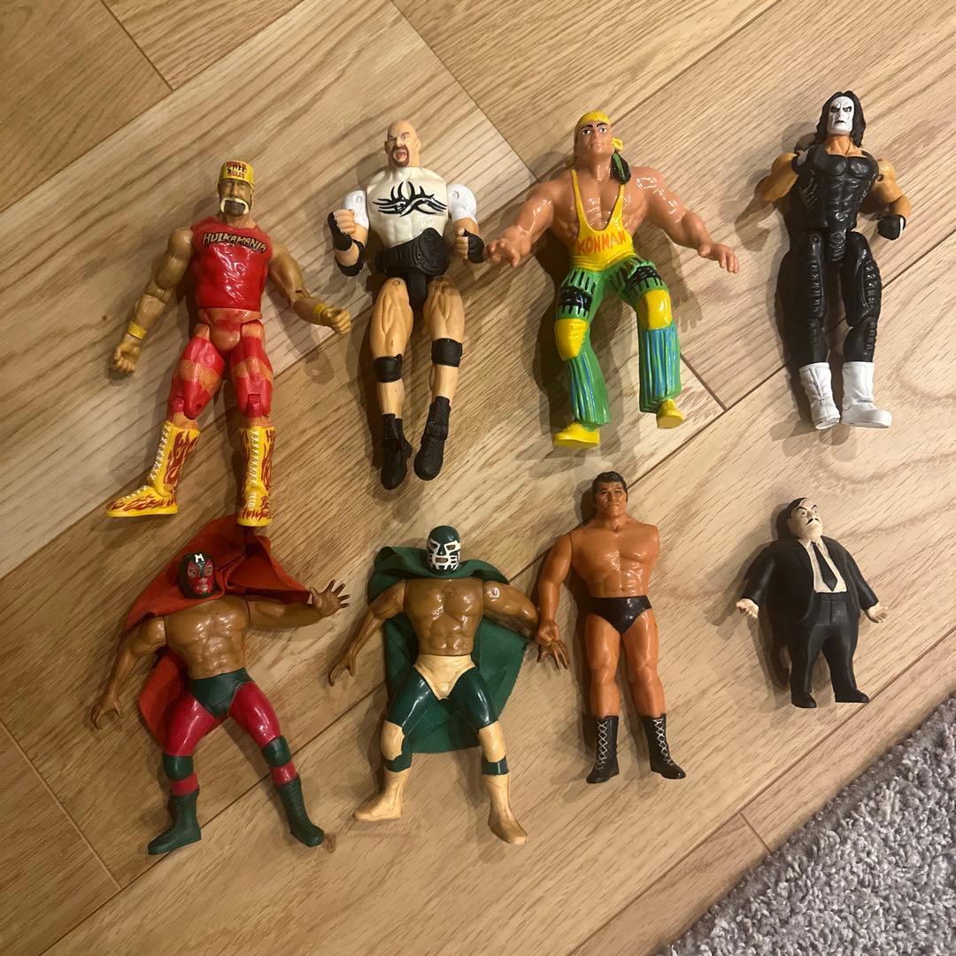 プロレス フィギュア ジャンク品 まとめ売り ×8体