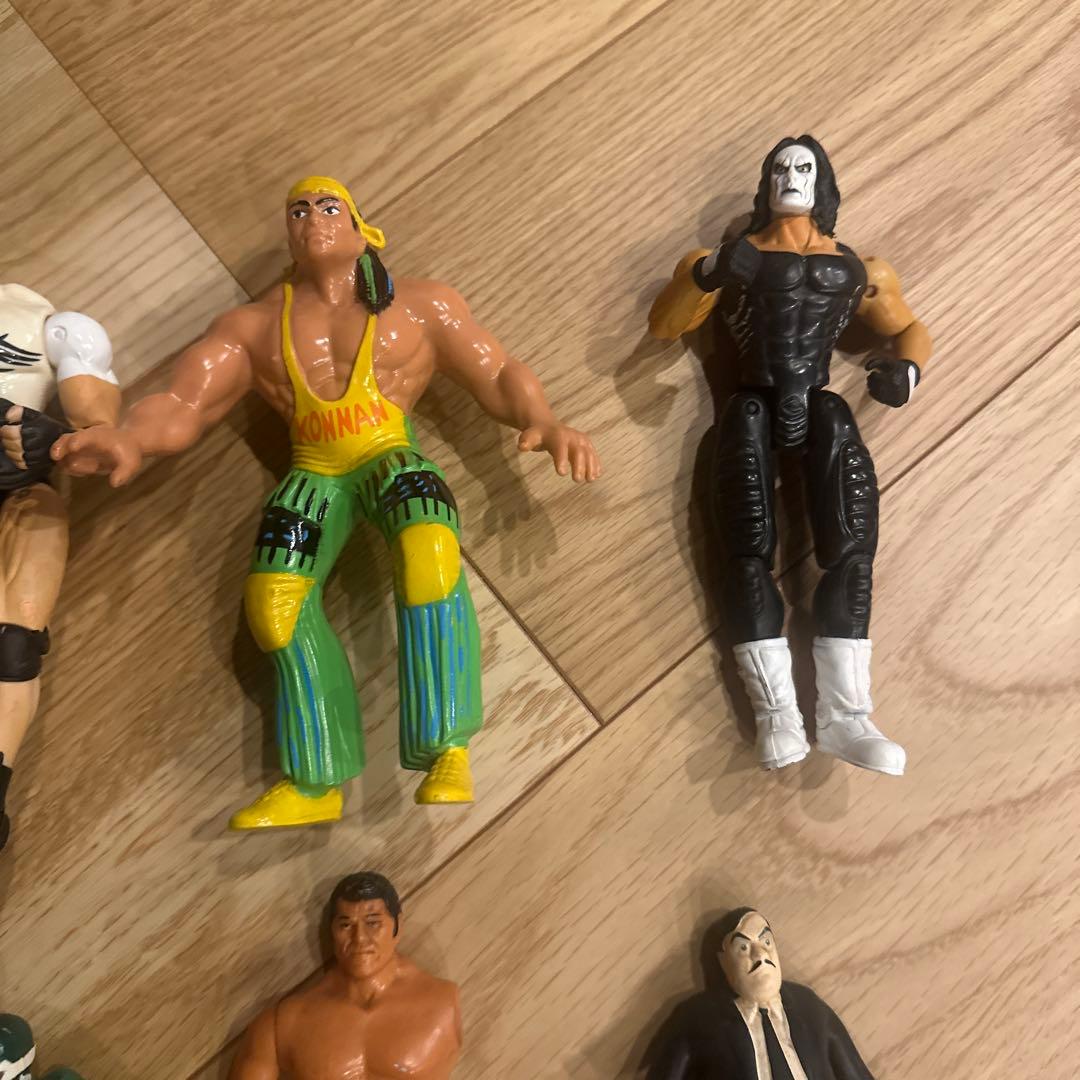 プロレス フィギュア ジャンク品 まとめ売り ×8体
