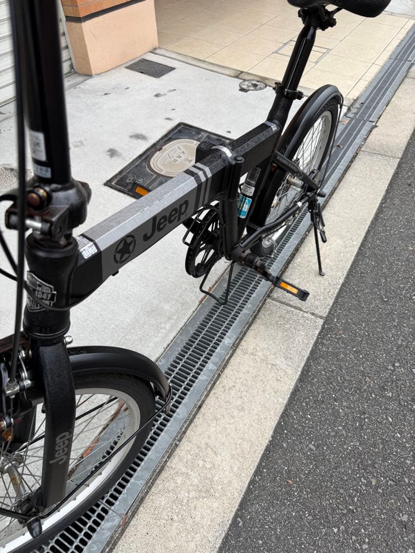 100 自転車 大阪市 【引取り限定】 20インチ 変速付き 折りたたみ