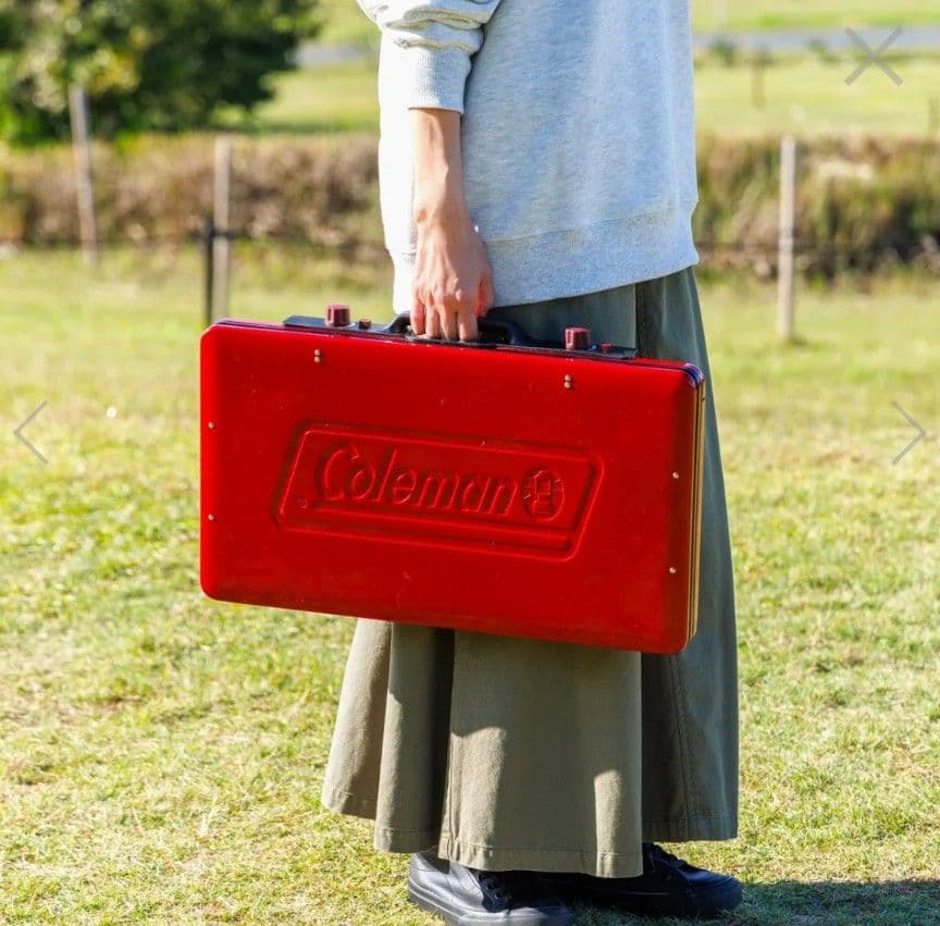 【Coleman】新品！ パワーハウスLP ツーバーナーストーブ Ⅱ(レッド)