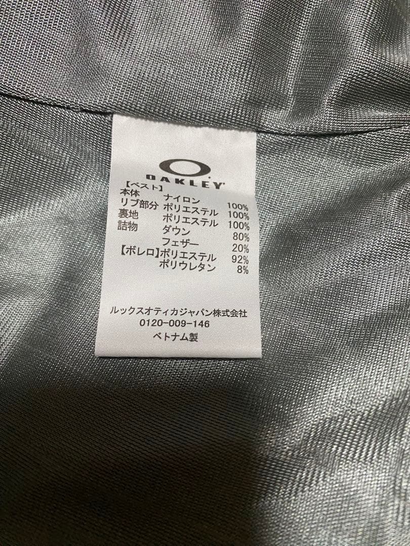 【美品】オークリー 3WAY ダウンベスト＆ボレロ セットアップ ゴルフ M