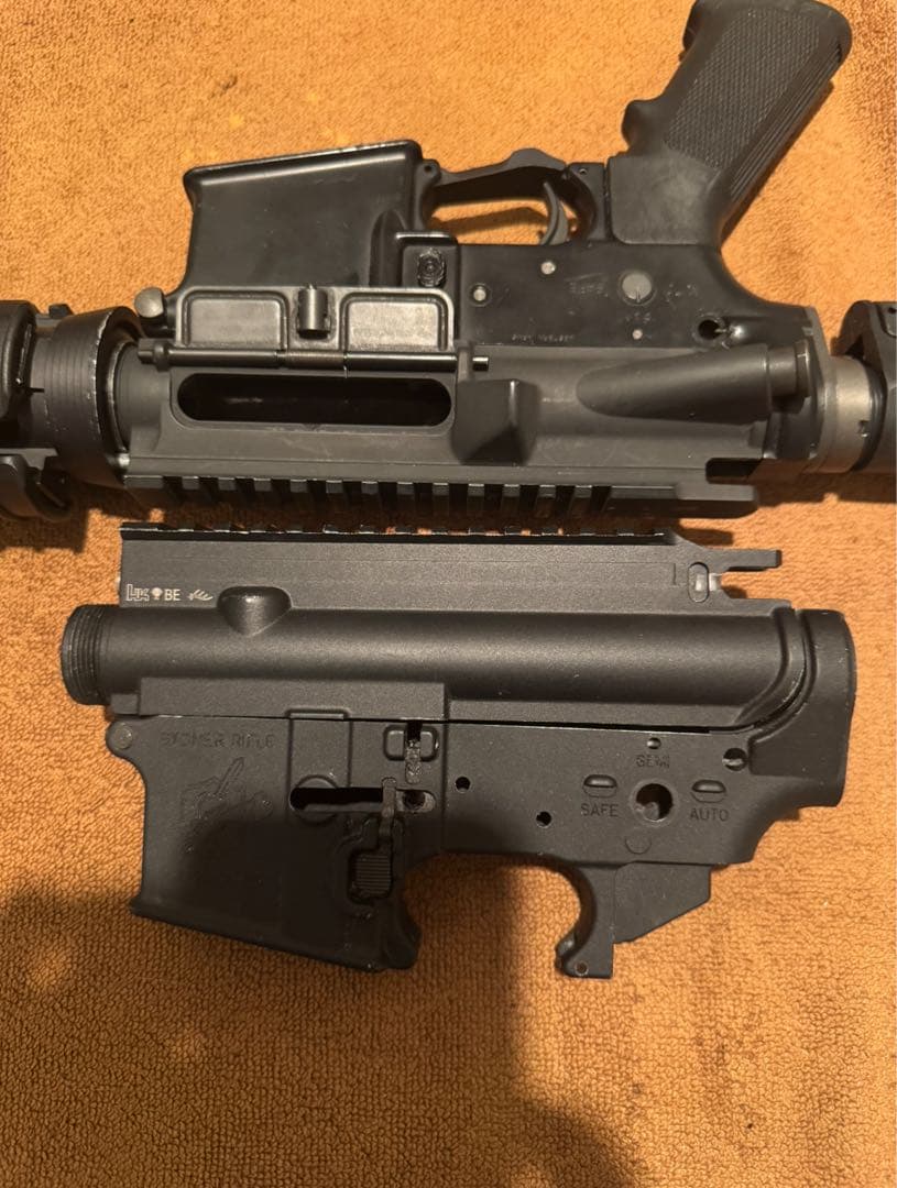 詳細不明 アッパー、ロアレシーバー、スチールボルトキャリア