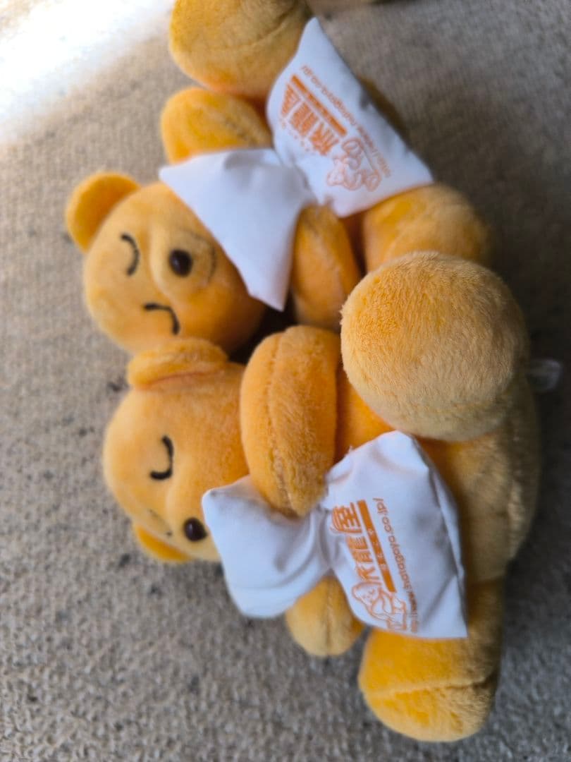 黄色のクマ ぬいぐるみ 本体